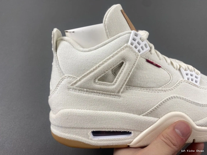 1st Kicks AO2571-100 4 Levi's x Jordan Air 'White' 0812